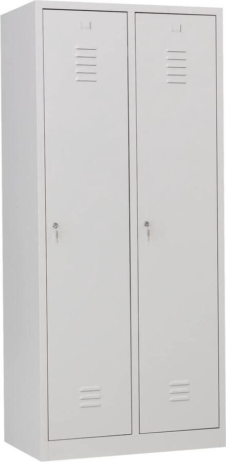 Furni24 Garderobekast locker commodekast garderobekast vakbreedte 40 cm 2 deuren - Foto 2