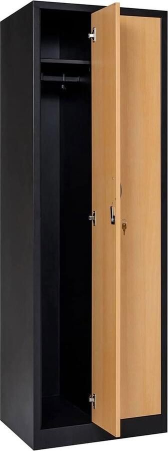 Furni24 Garderobekast locker commodekast garderobekast vakbreedte 30 cm 2 deuren - Foto 2