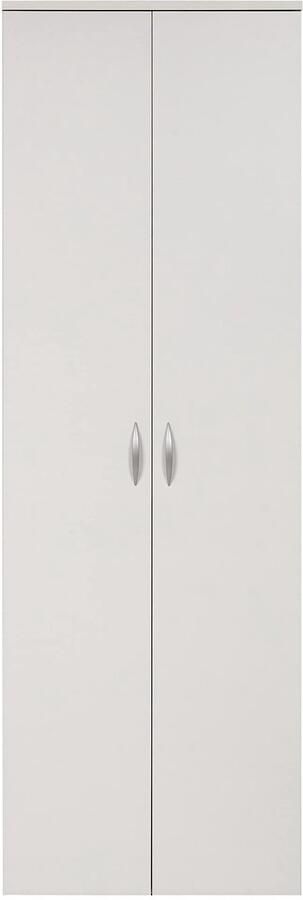 Furni24 Houten kledingkast wit 60x34x180 cm