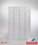 Furni24 Garderobekast locker commodekast garderobekast vakbreedte 30 cm 4 deuren - Thumbnail 2