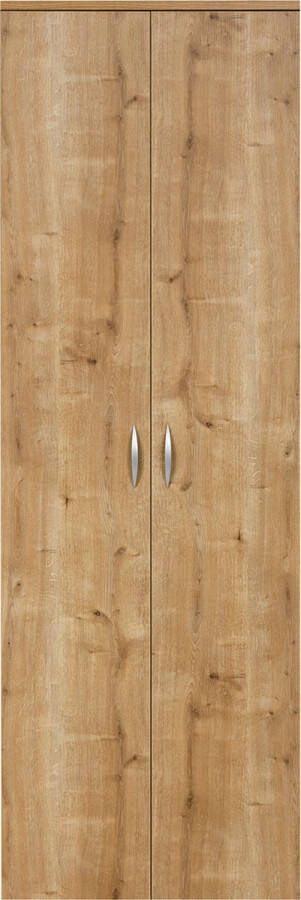 Furni24 Houten kledingkast decor saffier eiken 60x180x34cm