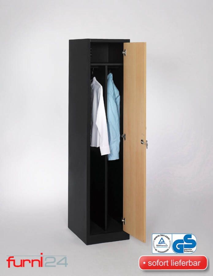 Furni24 Kledingkast locker commodekast kledingkast vakbreedte 40 cm 1 deur - Foto 3