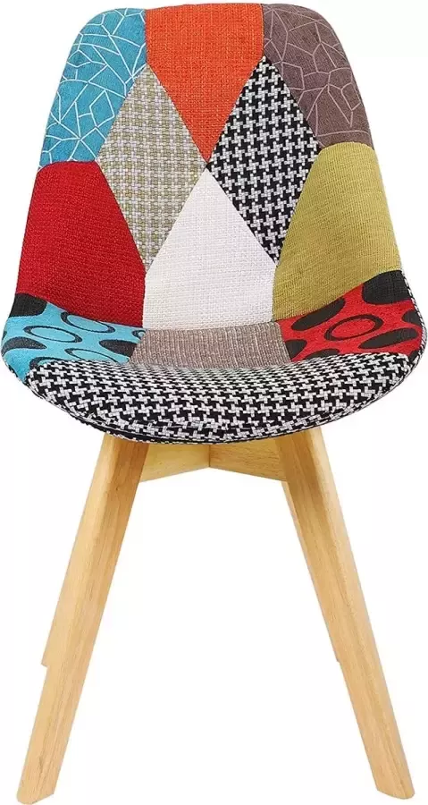 Furnibella #879 Eetkamerstoel set van 2 design-stoelen keukenstoel hout nieuw design