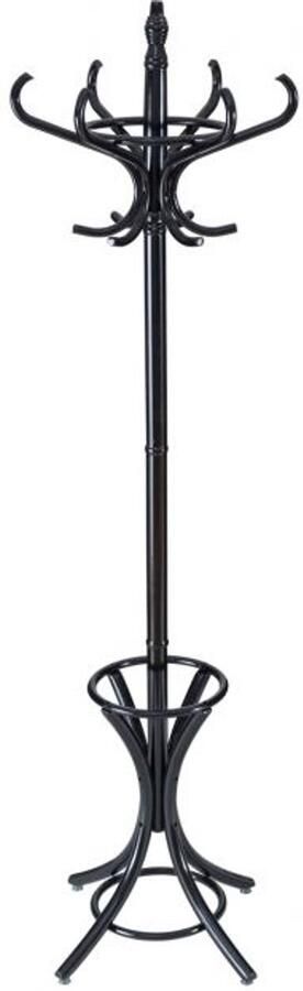 Furnibella -Cape Cod Kledingjas – Stijlvolle Zwarte Jas met 12 Stevige Vesthaken Duurzaam & Trendy Design