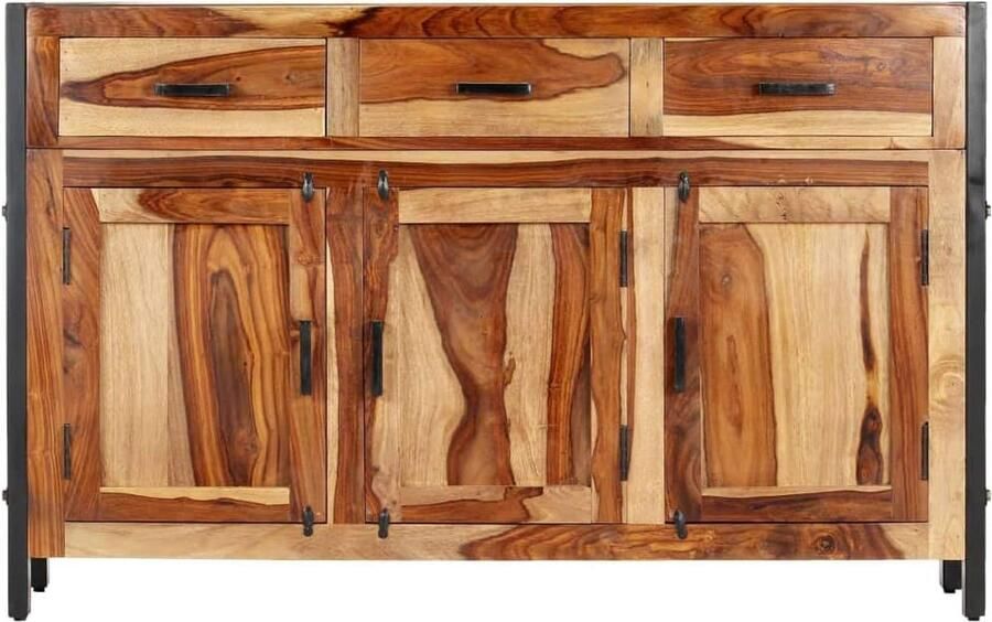 Furnibella Dressoir 120x35x75 cm massief sheeshamhout