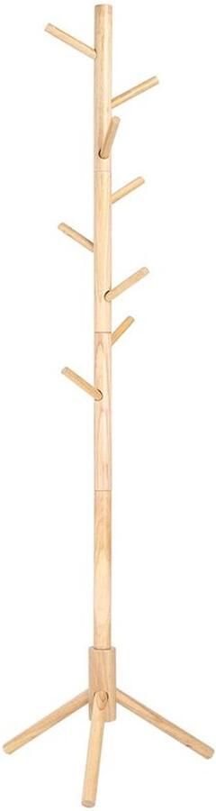 Furnibella _Kapstok van Massief Hout in Natuurlijke Kleur – Duurzaam Stijlvol en Functioneel