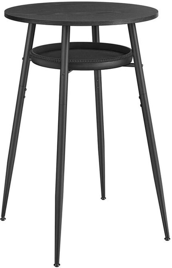 Furnibella Mid-Century Moderne Bartafel met Opbergruimte – EKHO Collectie Elegantie en Praktisch Design