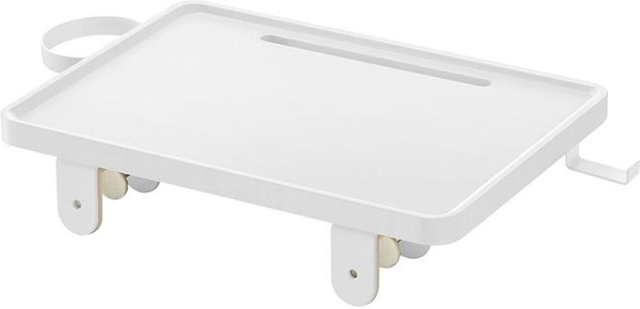 Furnibella -Modern Hangend Nachtkastje met Bekerhouder – Strak Wit Design