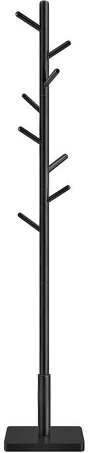 Furnibella _Moderne Kapstok in Boomvorm met 8 Haken Witte Wolkafwerking voor Wandmontage