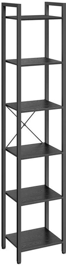 Furnibella _Modulaire Boekenkast – 6 Niveaus Duurzaam Design & Handige Handgrepen