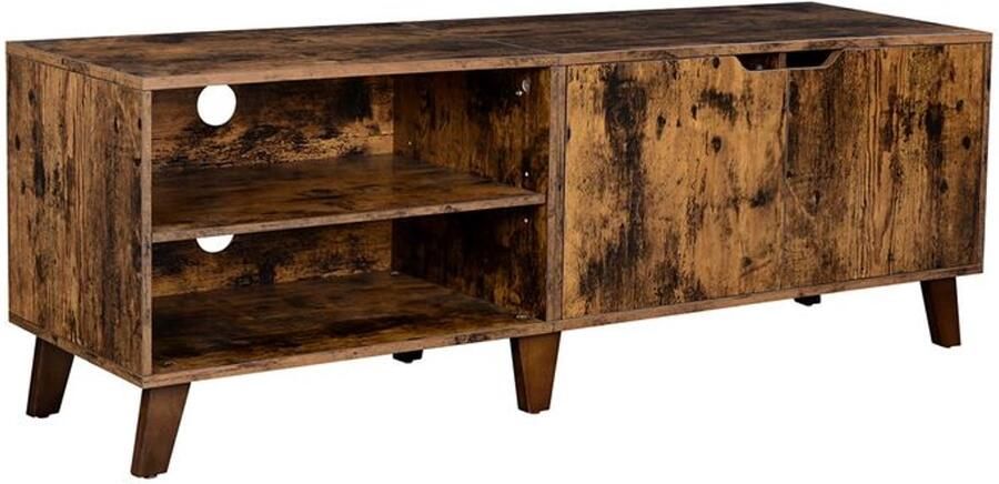 Furnibella TV-Meubel met 2 Deuren Stijlvol & Functioneel Design-Vintage bruin