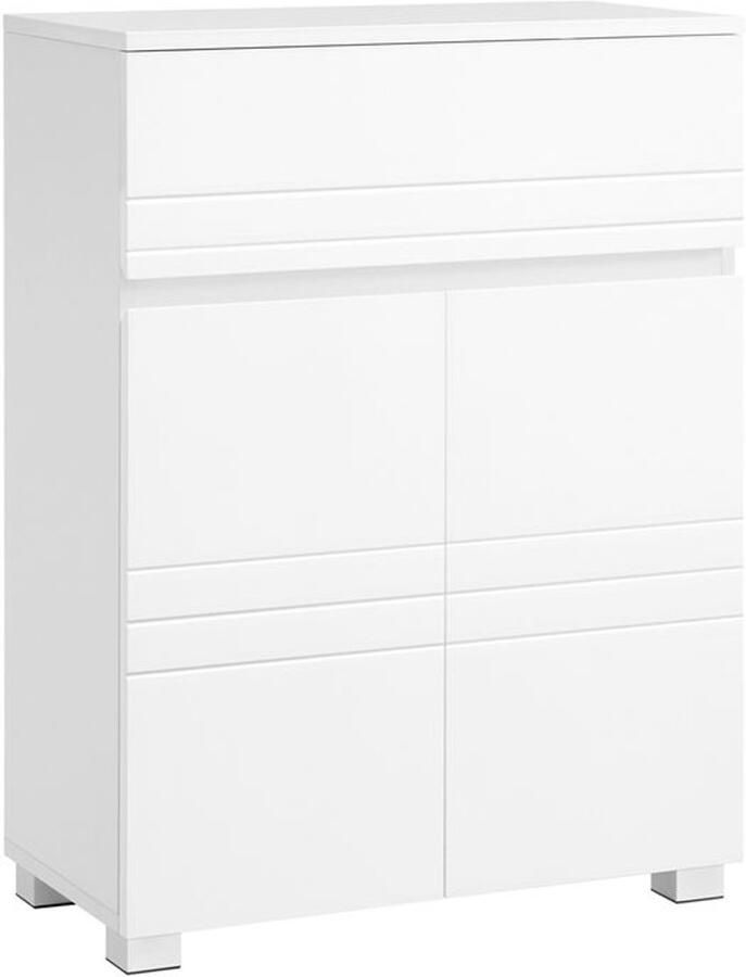 Furnibella -Witte Badkamerkast Stijlvol Tijdloos & Praktisch Opbergmeubel