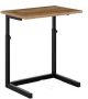 FurniChic houten in hoogte verstelbare laptoptafel Thuiswerken-Bed-Schoot-Bank-Bureau Laptop Standaard Notebookhouder PINE(Atlantische Grenen)-60X40X43-73 cm((lxbxh) - Thumbnail 1