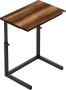 FurniChic houten in hoogte verstelbare laptoptafel Thuiswerken-Bed-Schoot-Bank-Bureau Laptop Standaard Notebookhouder PINE(Atlantische Grenen)-60X40X43-73 cm((lxbxh) - Thumbnail 2