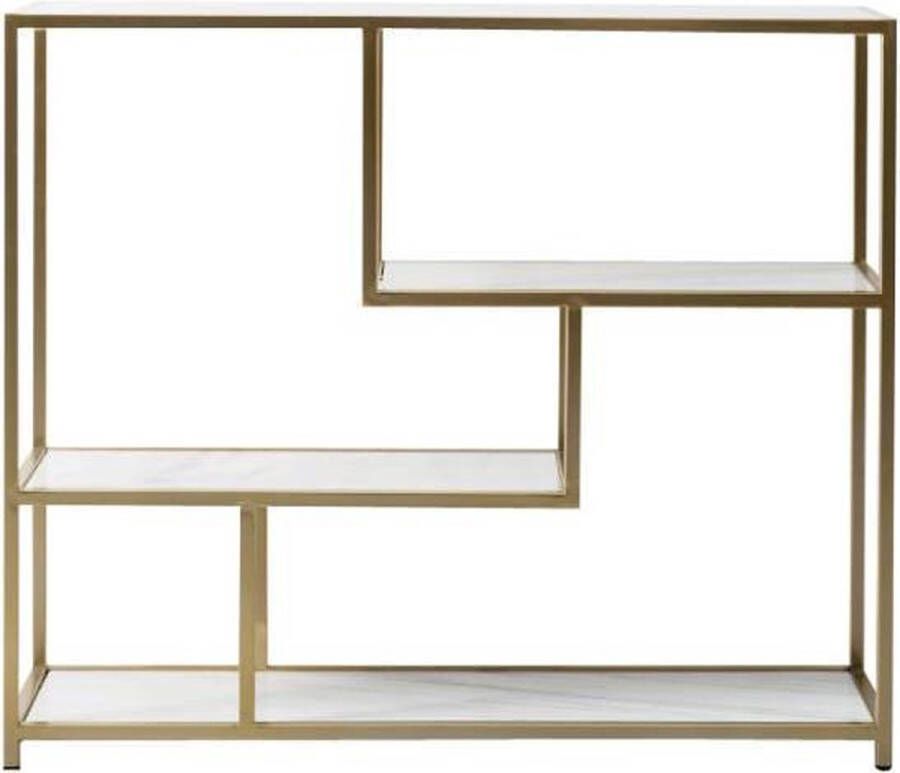Furnified Gouden Wandrek Evita Wit Marmer