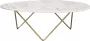Furnified Marmeren Salontafel Richard 121×100cm Wit Marmer - Thumbnail 6