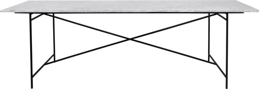 Furnified Rechthoekige eettafel Carrara Wit Marmer 240cm