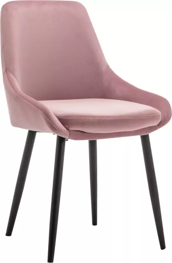 Furnihaus Criks Eetkamerstoelen Set van 4 Kick Antraciet Metaalpoot Microvezel - Foto 2