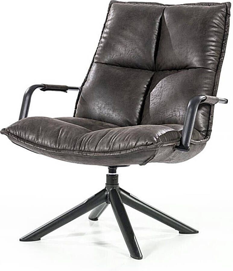 Furnilux Fauteuil Mitchell Antraciet draaibare fauteuil - Foto 1
