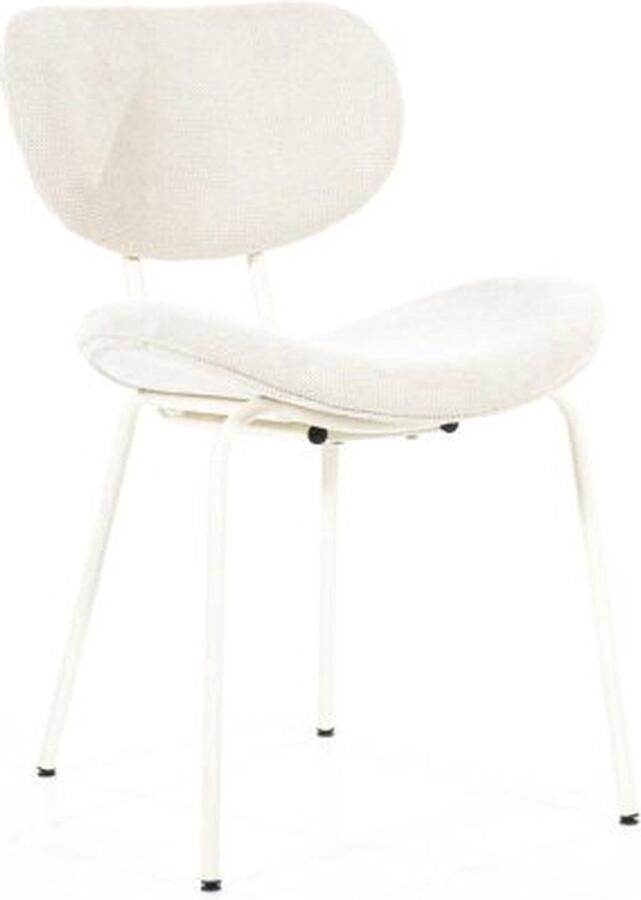 Furnilux ACE Eetkamerstoel 50 x 61 x 80 cm Beige 1 stuk