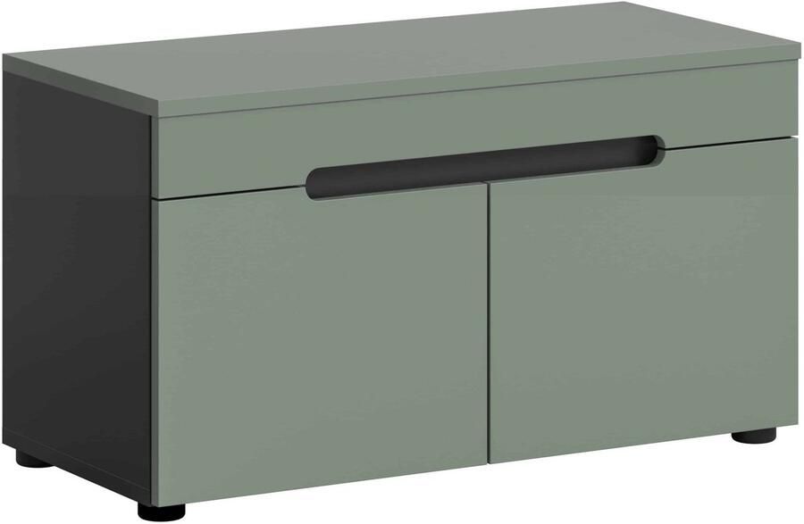 Furnilux Canu bank Smoke Green NB Basaltgrijs NB 37x80x45cm