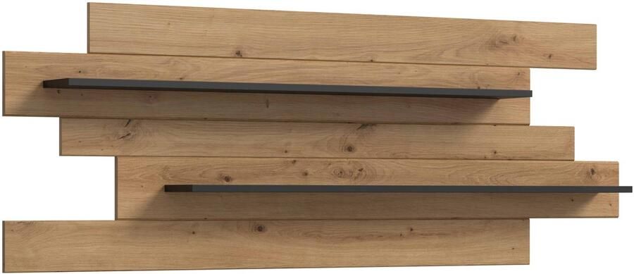 Furnilux Canu wandplank Artisan NB basaltgrijs NB 19x184x67cm