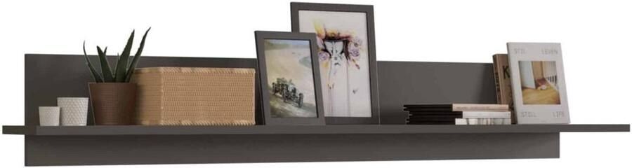 Furnilux Freno wandplank grijs Nox Eiken NB 22x22x140cm