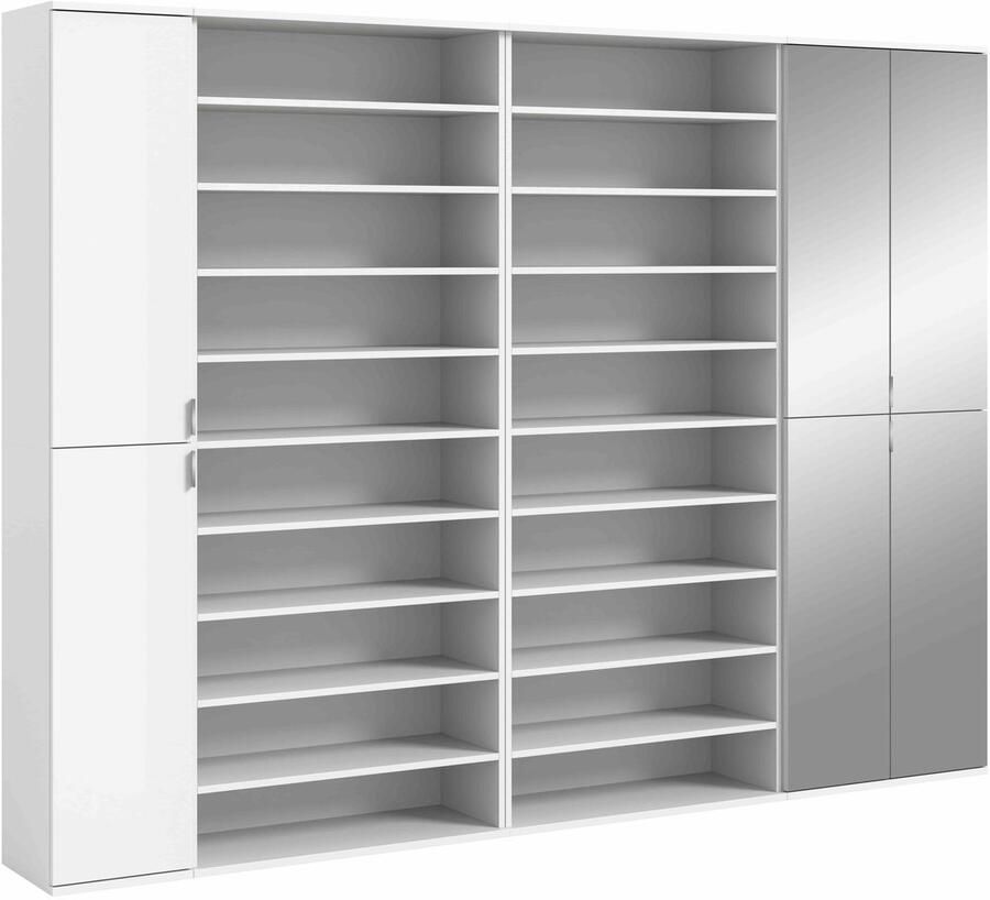 Furnilux Garderobekombinatie Projektx4-Delig 232x191x37cm