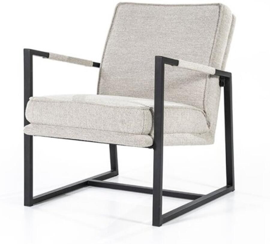 Furnilux Fauteuil Isaac Fauteuils Met Armleuning Fauteuil Relax Lounge Stoel Beige Brave