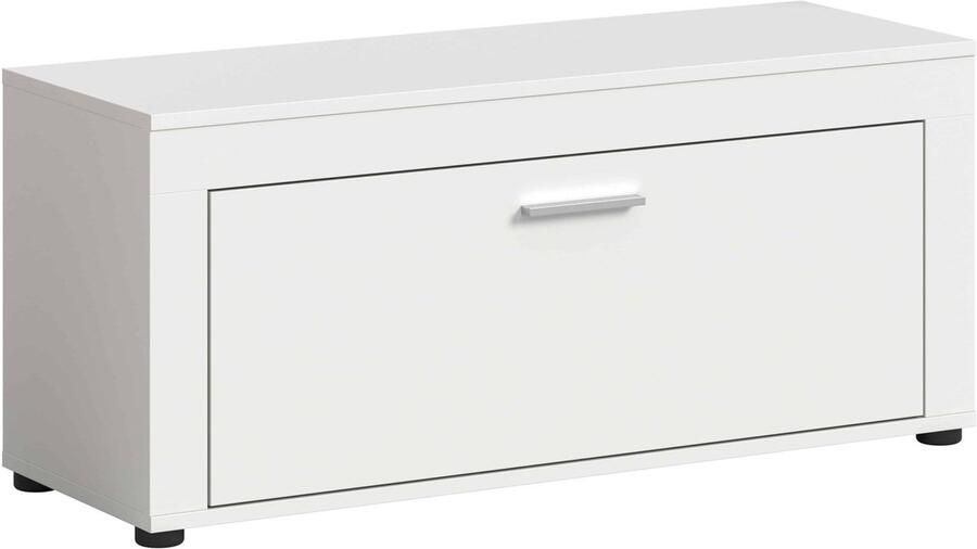 Furnilux Jam kledingkast bank wit melamine 35x100x44cm