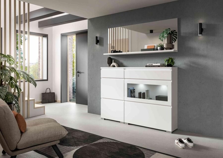 Furnilux Schoenenkast Set Shoelove voor 14 Paar Schoenen 155 x 194 x 27cm