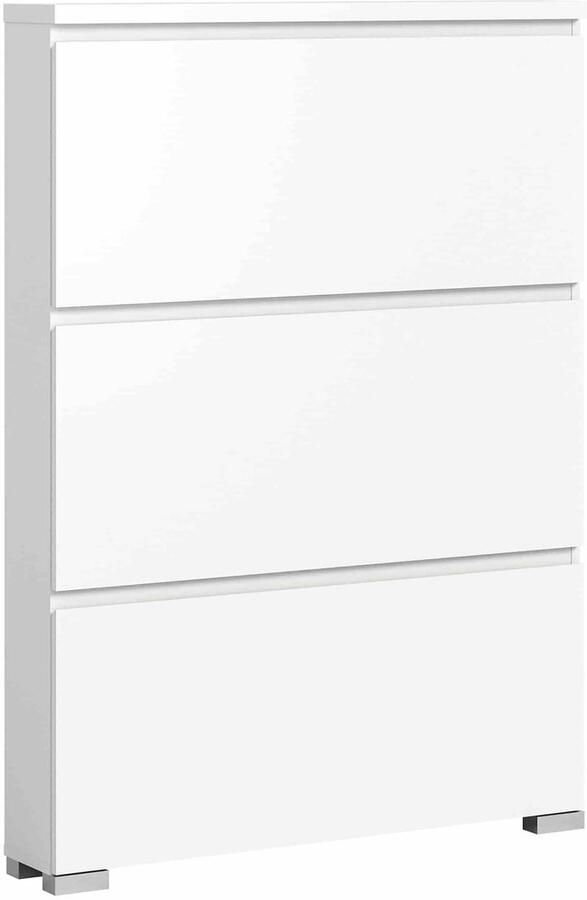 Furnilux Shoelove schoenenkast wit NB 18x60x130cm