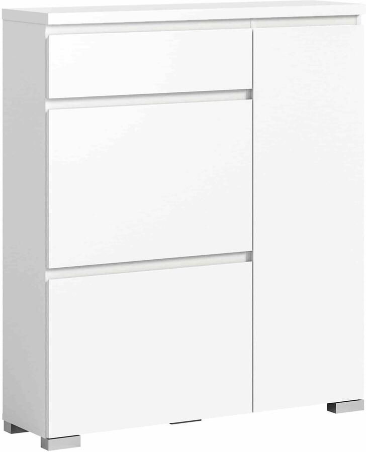 Furnilux Shoelove schoenenkast wit NB 27x95x109cm