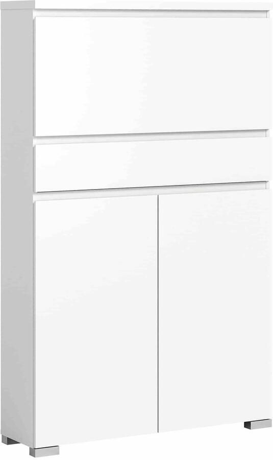 Furnilux Shoelove schoenenkast wit NB 27x95x151cm