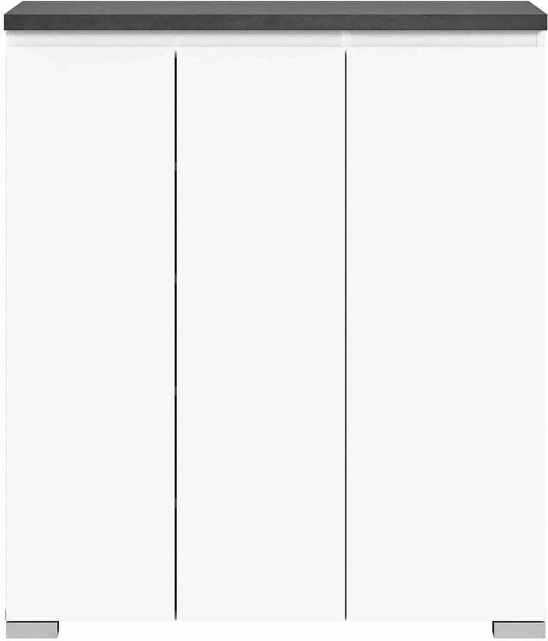 Furnilux Shoelove schoenenkast wit NB grijs NB 40x60x109cm