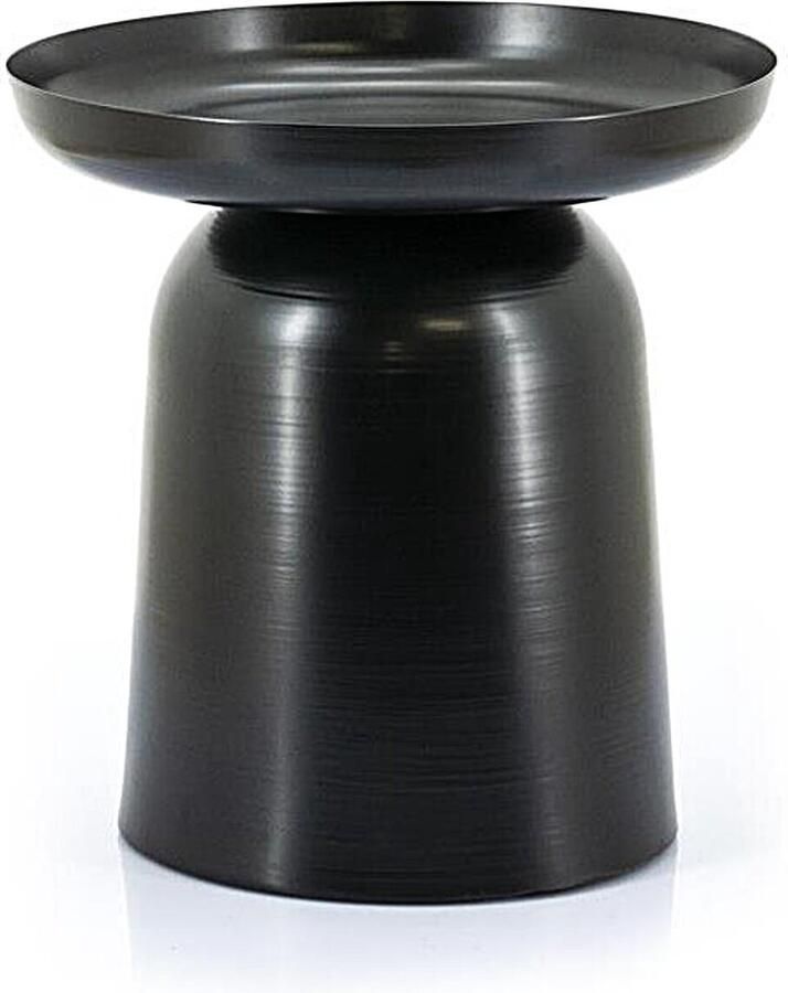 By-boo Salontafel Bodie rond metaal zwart 45 x 46 x 45 cm