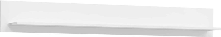 Furnilux Skylight wandplank wit hoogglans MDF TZ Pasol grijs NB 170 x 21 x 22cm