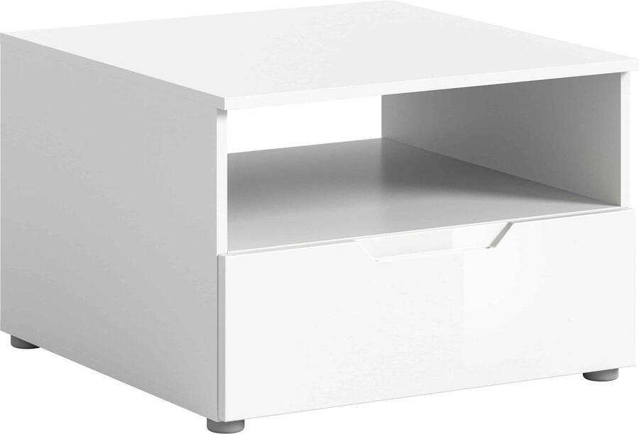 Furnilux Solero salontafel wit hoogglans MDF TZ 66x66x45cm