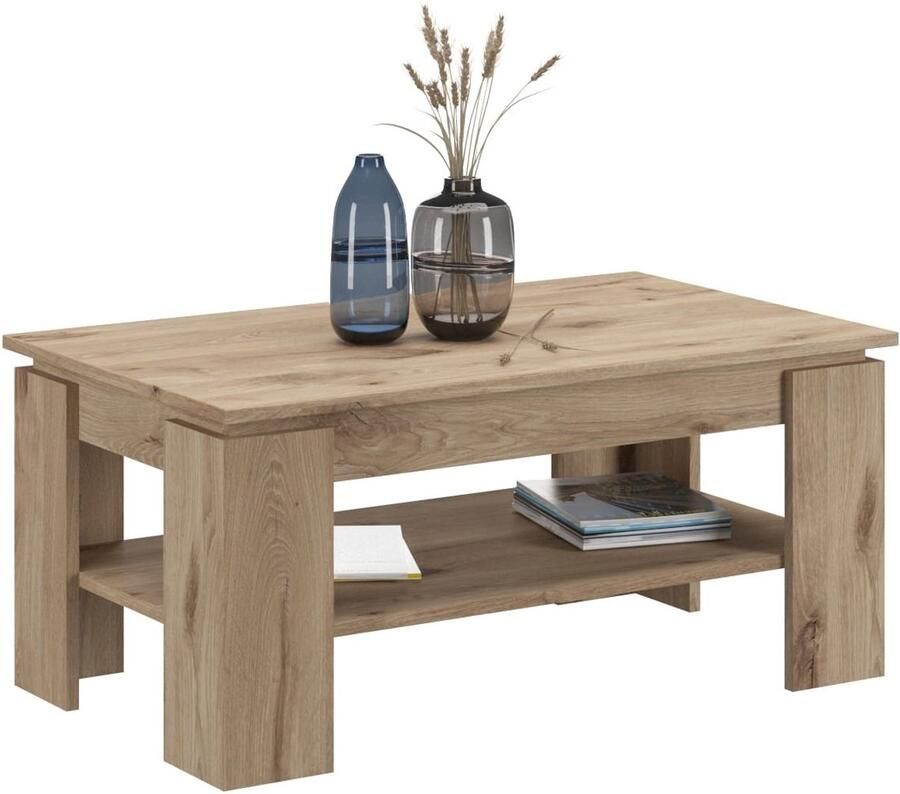 Furnilux Titan salontafel Nox Eiken NB 60x100x45cm