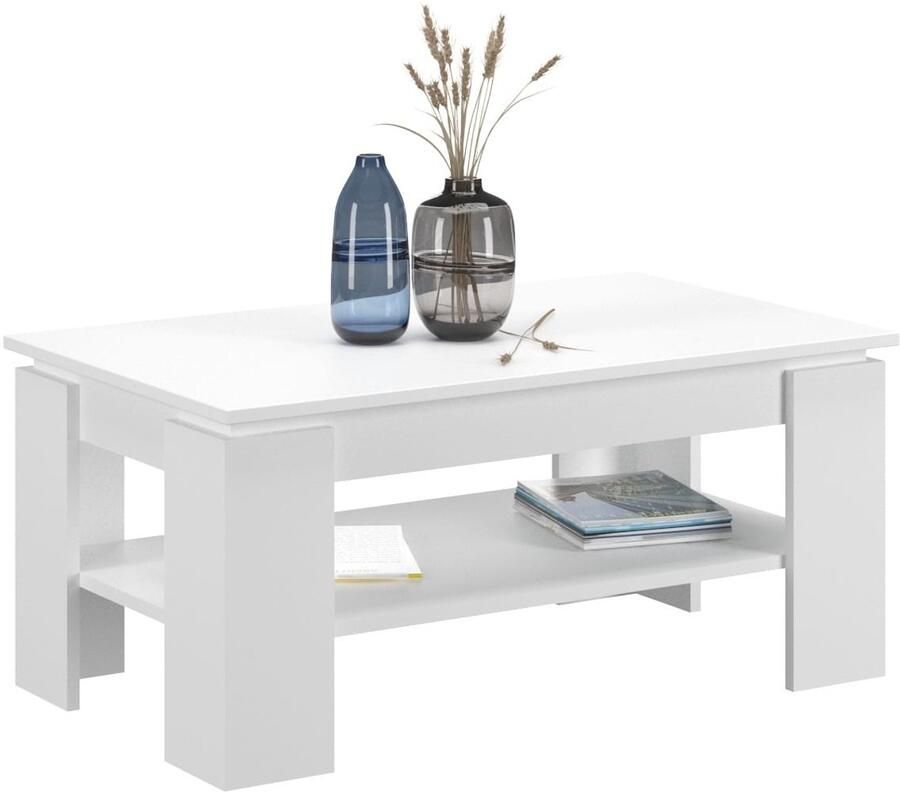 Furnilux Titan salontafel wit NB 60x100x45cm