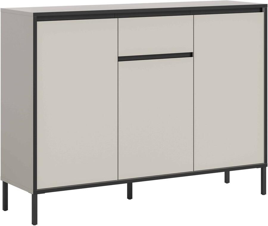 Furnilux Tron Ladekast Kasjmier NB Zwart NB 38x136x101cm