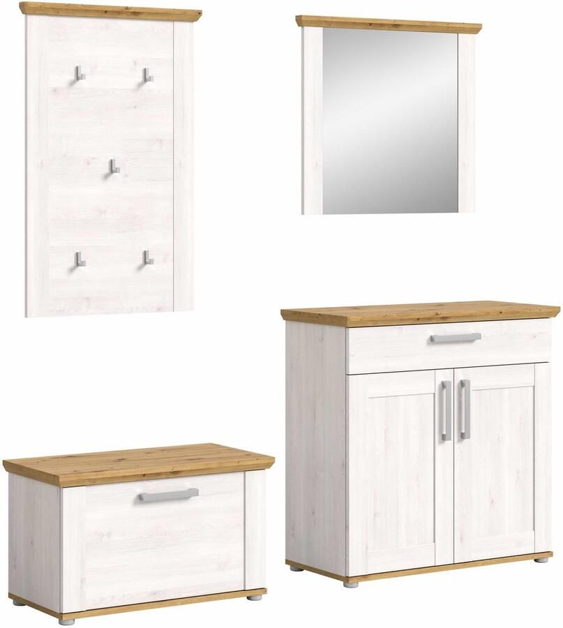 Furnilux Verona kledingkastcombinatie Sibiu Larch NB Artisan Oak NB 37x183x194cm