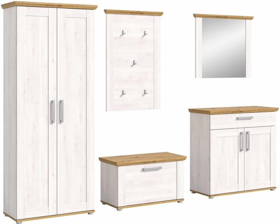 Furnilux Verona kledingkastcombinatie Sibiu Larch NB Artisan Oak NB 37x276x194cm
