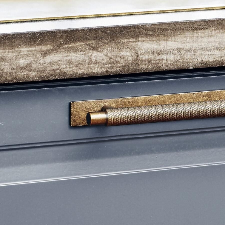 Furnipart Handgreep set 4 stuks Goud Brons Vintage Manor Back 254mm hartafstand 196mm meubelgreep - Foto 2