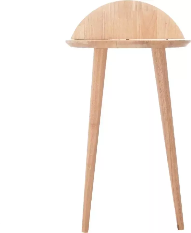 Furniteam Massief Houten Bijzettafel Maat: L40cm B27.5cm H69.5cm