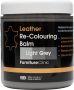 Furniture Clinic Leer Balsem -Kleur : Licht Grijs Light Grey Kleur Herstel en Beschermen van Versleten Leer en Lederwaar – Leather Re-Colouring Balm - Thumbnail 2
