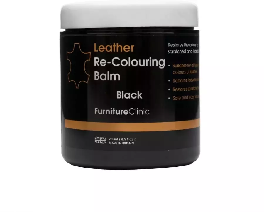 Furniture Clinic Leer Balsem -Kleur : Maroon Kleur Herstel en Beschermen van Versleten Leer en Lederwaar – Leather Re-Colouring Balm Colour Restorer for Sofas Leather Colour Repair for Faded & Scratched Leather Upholstery Car Seats Shoes and Clothing - Foto 2