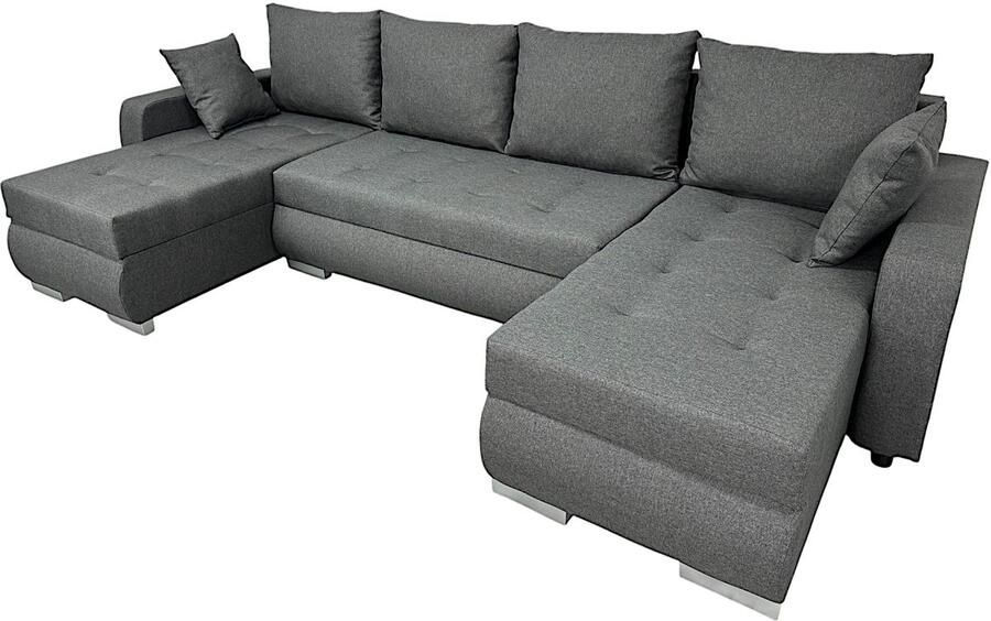 Furniture U bank Slaapbank Grijs