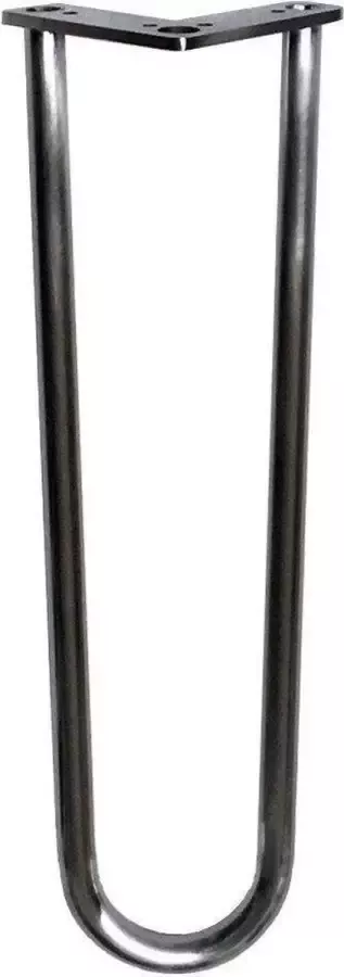 Furniture Legs Europe FLE Stalen hairpin chroom hairpin ø 1 6 cm en hoogte 35 cm