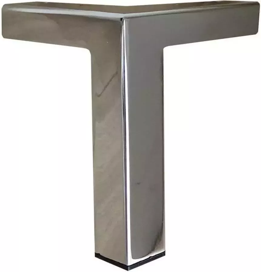 Furniture Legs Europe Chromen Hoekprofiel Poot 10 cm Bankonderdeel